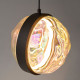 Lampada a sospensione a led dimmerabile con diffusore in vetro