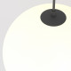 Lampada a sospensione a led grande con diffusore moderno in vetro a boccia