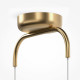 Lampada a sospensione a LED in metallo con diffusore in vetro design moderno