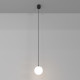 Lampada a sospensione a led piccola con diffusore moderno in acrilico a boccia