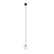 Lampada a sospensione a led piccola con diffusore moderno in acrilico a boccia