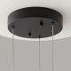 Lampada a sospensione con 3 diffusori pendenti a LED dal design moderno
