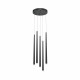 Lampada a sospensione con 5 diffusori pendenti a LED dal design moderno