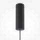 Lampada a sospensione con diffusore a coppa in vetro a led