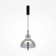 Lampada a sospensione con diffusore a coppa in vetro a led dal design moderno