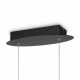 Lampada a sospensione con diffusore a led dal design moderno ed elegante