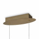 Lampada a sospensione con diffusore a led dal design moderno ed elegante