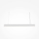 Lampada a sospensione con diffusore a LED lineare dal design moderno