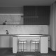 Lampada a sospensione con diffusore a LED lineare dal design moderno