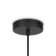 Lampada a sospensione con diffusore dal design moderno in legno