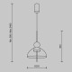 Lampada a sospensione con diffusore in vetro a led dal design moderno
