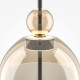 Lampada a sospensione con diffusore in vetro a led dal design moderno