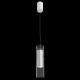 Lampada a sospensione con diffusore in vetro dal design moderno ed elegante