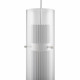 Lampada a sospensione con diffusore in vetro dal design moderno ed elegante