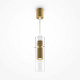 Lampada a sospensione con diffusore in vetro dal design moderno ed elegante