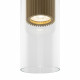 Lampada a sospensione con diffusore in vetro dal design moderno ed elegante