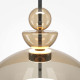 Lampada a sospensione con diffusore in vetro largo a led dal design moderno