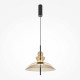 Lampada a sospensione con diffusore in vetro largo a led dal design moderno