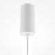 Lampada a sospensione con diffusore singolo a led dal design moderno