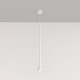 Lampada a sospensione con diffusore singolo dal design moderno ed elegante