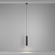Lampada a sospensione con diffusore singolo tubolare dal design moderno