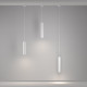 Lampada a sospensione con diffusore singolo tubolare dal design moderno