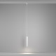 Lampada a sospensione con diffusore singolo tubolare dal design moderno