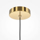 Lampada a sospensione con diffusore singolo tubolare dal design moderno