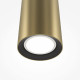 Lampada a sospensione con diffusore singolo tubolare dal design moderno