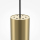 Lampada a sospensione con diffusore singolo tubolare dal design moderno