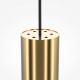 Lampada a sospensione con diffusore singolo tubolare dal design moderno