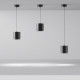 Lampada a sospensione con diffusore tubolare in alluminio dal design moderno