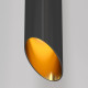 Lampada a sospensione con diffusore tubolare singolo lungo dal design elegante