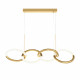 Lampada a sospensione con diffusori a LED lineari dal design moderno