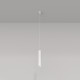 Lampada a sospensione con singolo diffusore tubolare dal design moderno