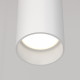 Lampada a sospensione con singolo diffusore tubolare dal design moderno