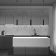 Lampada a sospensione con singolo diffusore tubolare dal design moderno