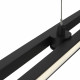 Lampada a sospensione con struttura in alluminio e diffusore a led