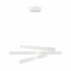 Lampada a sospensione con triplo diffusore a LED lineare dal design moderno