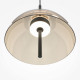 Lampada a sospensione dal design moderno con diffusore in vetro a led