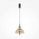 Lampada a sospensione dal design moderno con diffusore in vetro a led