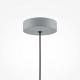 Lampada a sospensione dal design moderno con singolo paralume in metallo