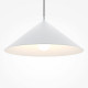 Lampada a sospensione dal design moderno con singolo paralume in metallo