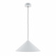Lampada a sospensione dal design moderno con singolo paralume in metallo