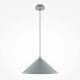 Lampada a sospensione dal design moderno con singolo paralume in metallo