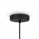 Lampada a sospensione dal design moderno diffusore con cerchi in legno grandi