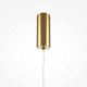 Lampada a sospensione diffusore pendente a LED in alluminio dal design moderno