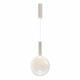 Lampada a sospensione grande a LED design moderno diffusore in vetro rotondo