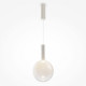 Lampada a sospensione grande a LED design moderno diffusore in vetro rotondo