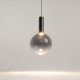 Lampada a sospensione grande a LED design moderno diffusore in vetro rotondo